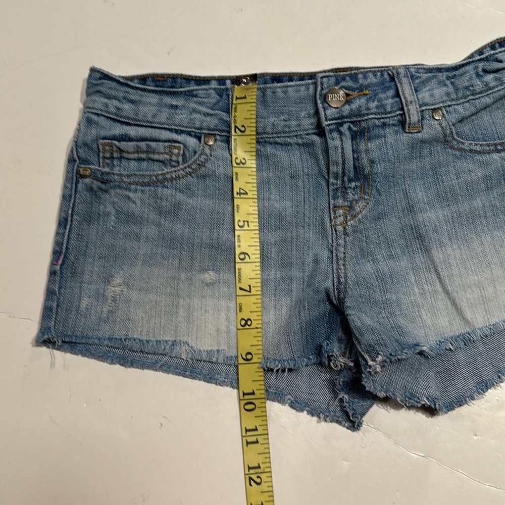 PINK Victoria’s Secret Cutoff Denim Shorts - Picture 8 of 11